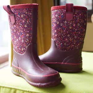 Lands' End Slip-on Insulated Rain + Snow Boots Like New